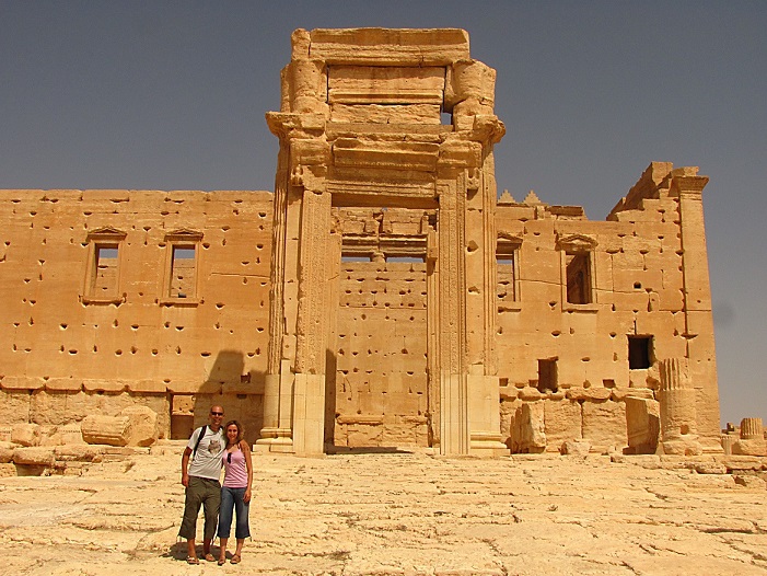 ruinas de la ciudad de Palmira, en Siria