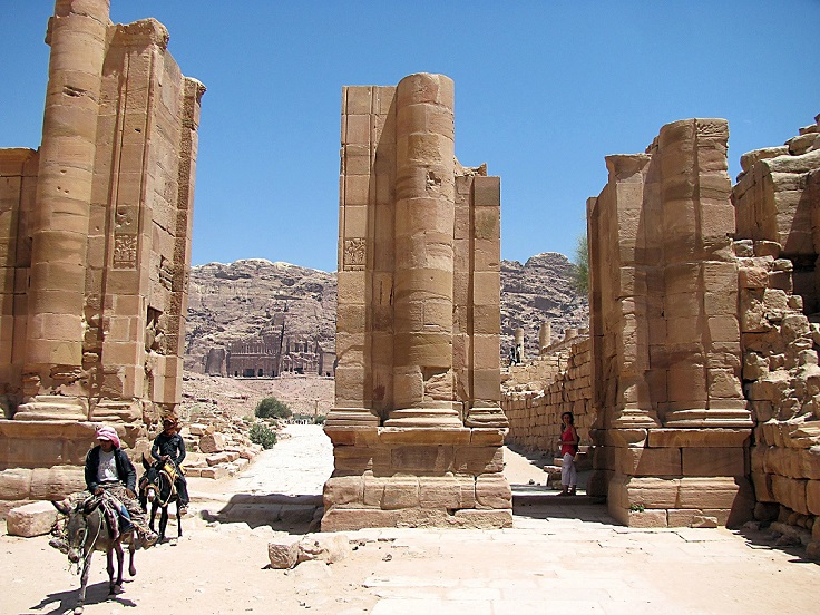 Ruinas de Petra, en Jordania