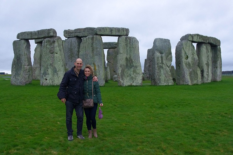 Ruinas santuario Stonehenge, Gran Bretaña