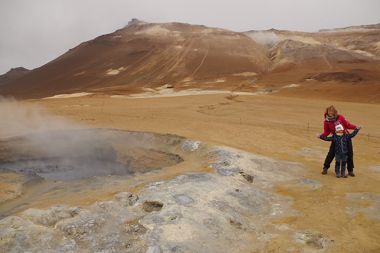 Islandia, zona volcánica Hverir