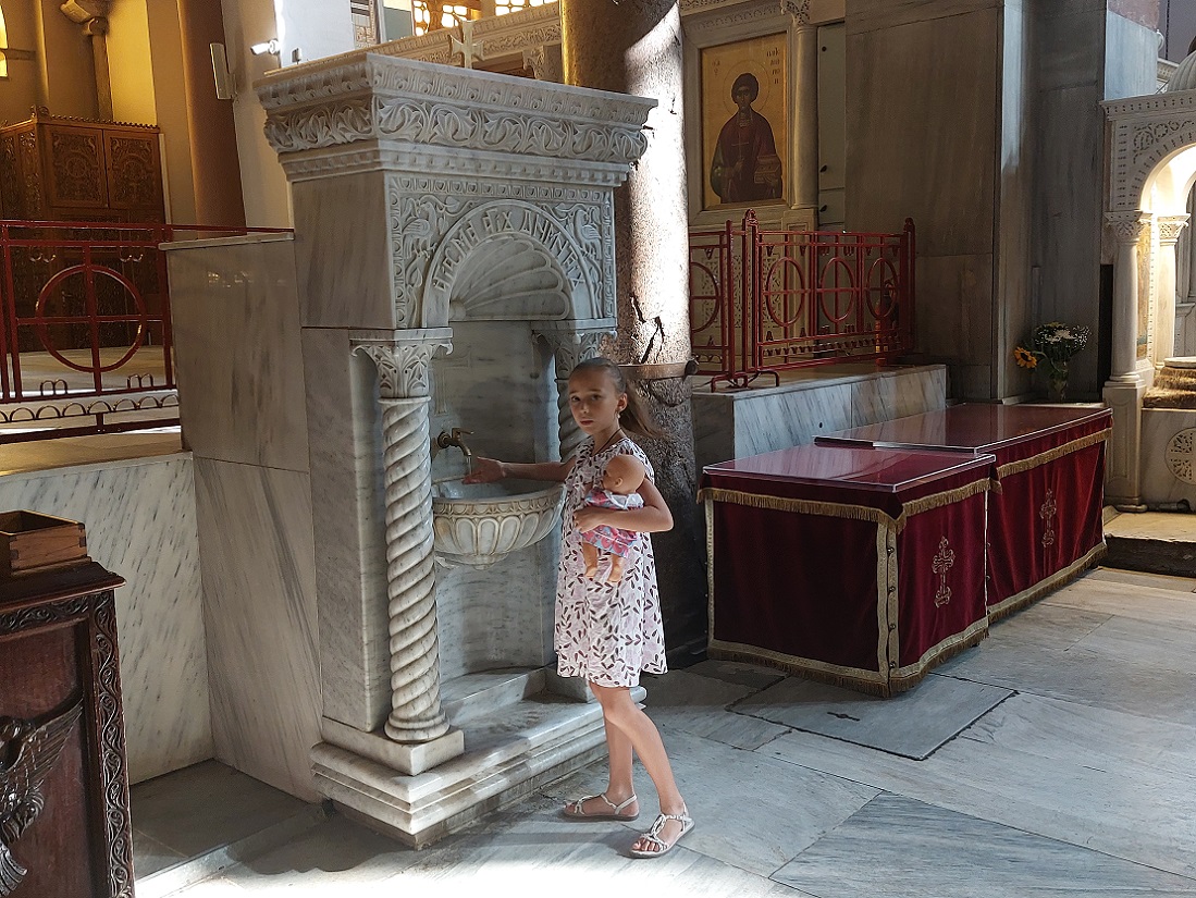 iglesia bizantina de San Demetrio, Tesalonica, Grecia