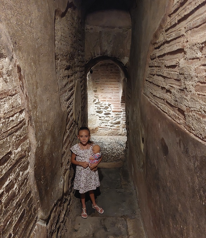 cripta de la iglesia bizantina de San Demetrio, Tesalonica, Grecia