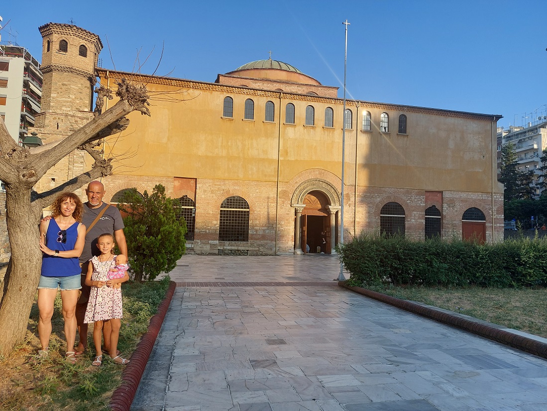 iglesia bizantina de Hagia Sofia, Tesalonica, Grecia