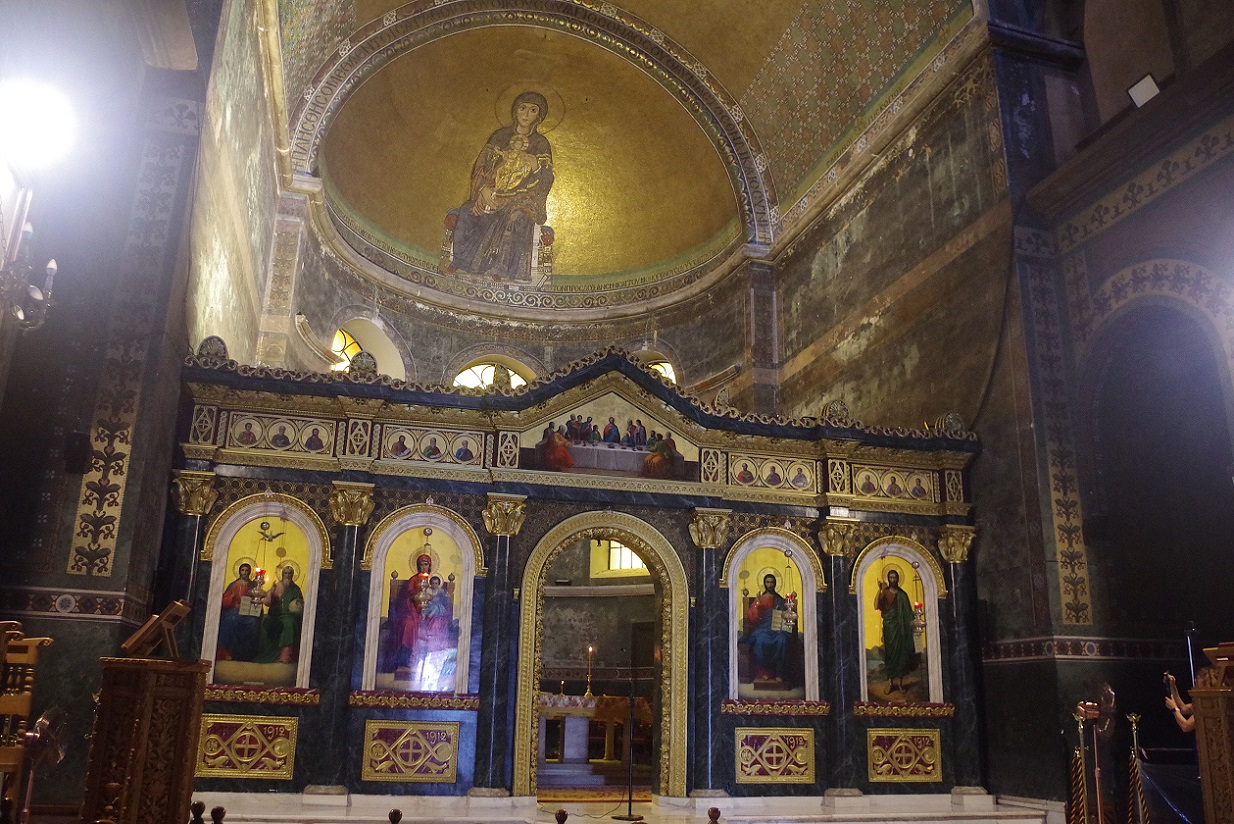 iglesia bizantina de Hagia Sofia, Tesalonica, Grecia