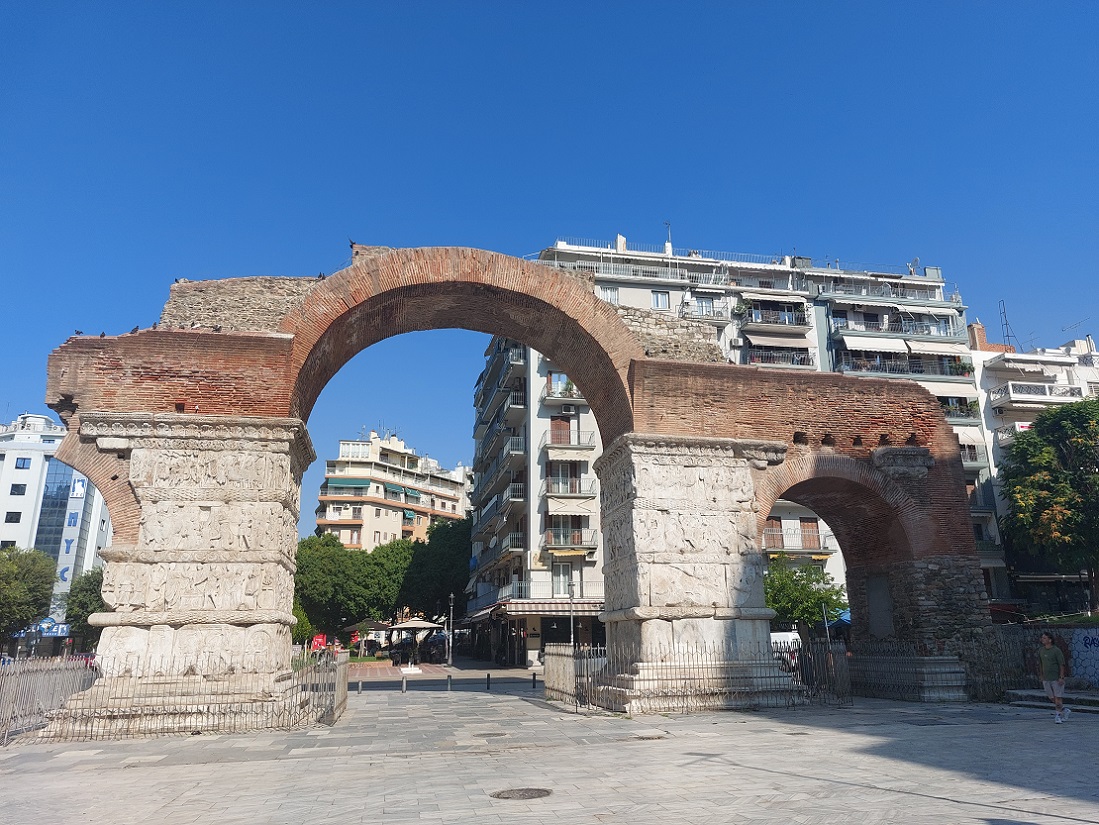 arco romano de Galerio, Tesalonica, Grecia