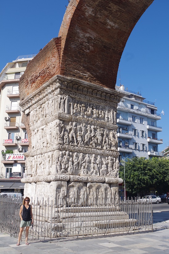 arco romano de Galerio, Tesalonica, Grecia