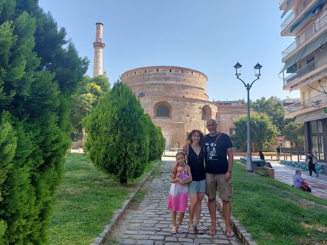 rotonda o mausoleo romano de Galerio, Tesalonica, Grecia