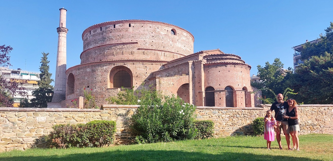 rotonda o mausoleo romano de Galerio, Tesalonica, Grecia