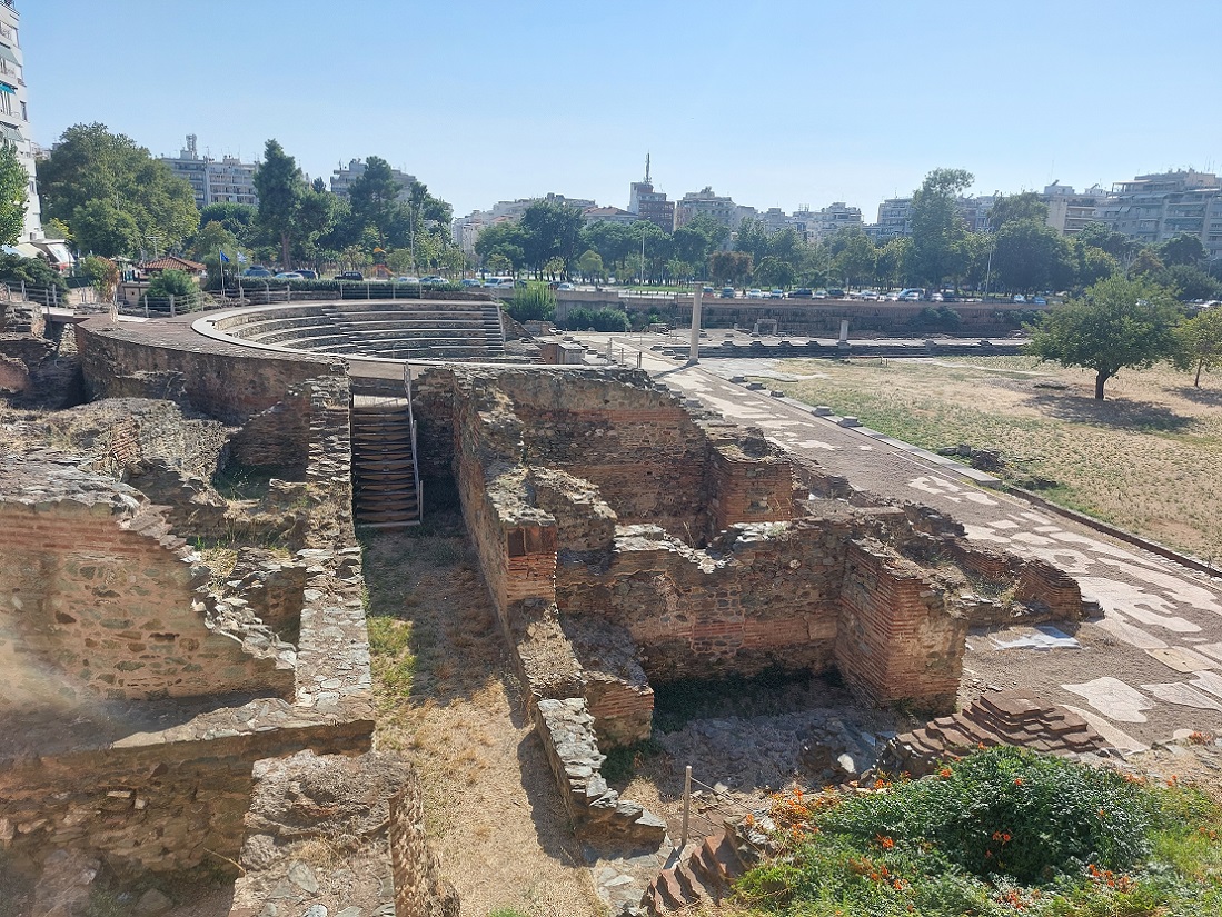 foro romano, Tesalonica, Grecia