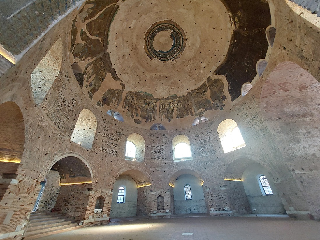 rotonda o mausoleo romano de Galerio, Tesalonica, Grecia