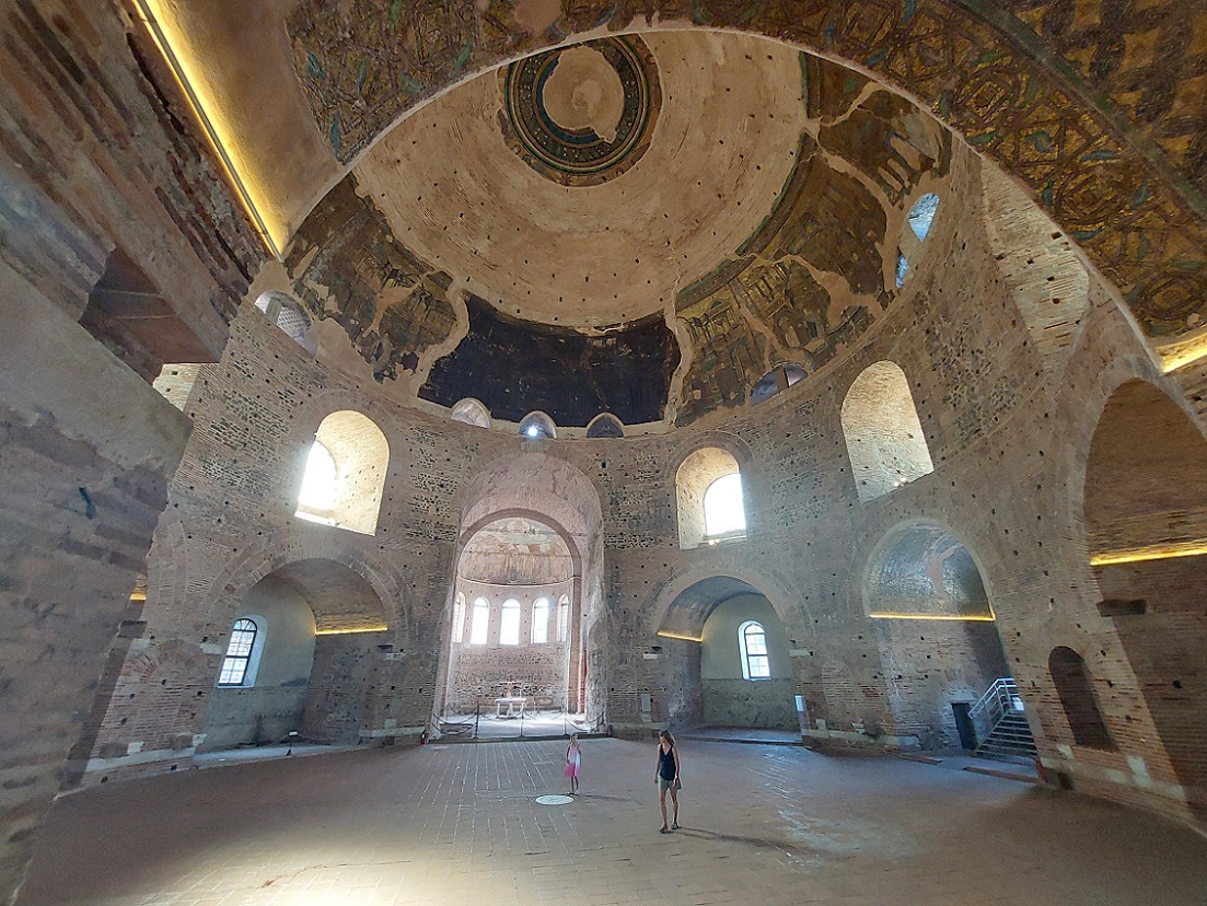rotonda o mausoleo romano de Galerio, Tesalonica, Grecia
