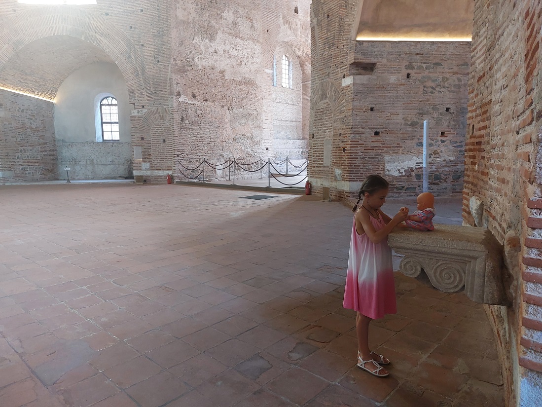 rotonda o mausoleo romano de Galerio, Tesalonica, Grecia