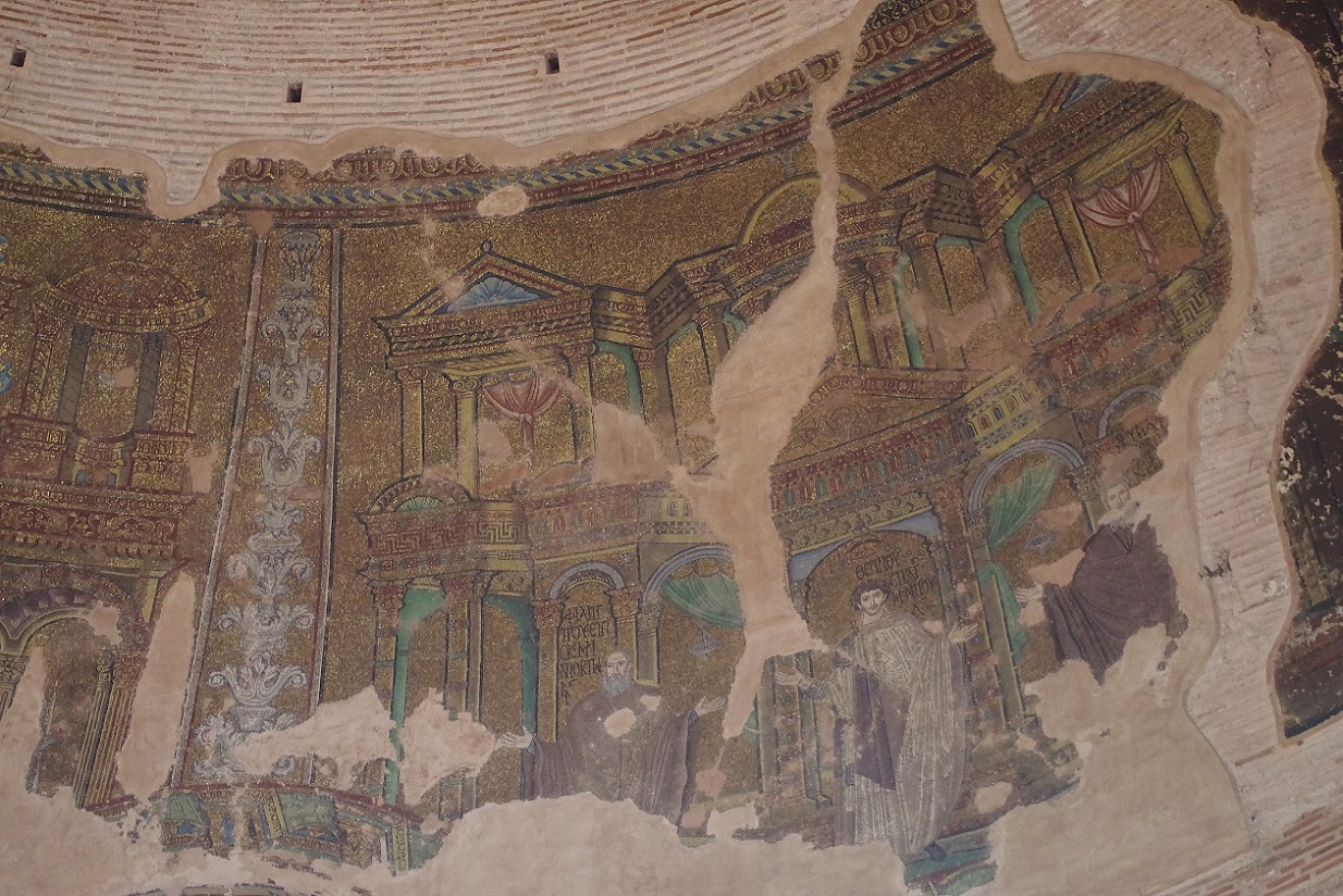 mosaicos de la rotonda o mausoleo romano de Galerio, Tesalonica, Grecia