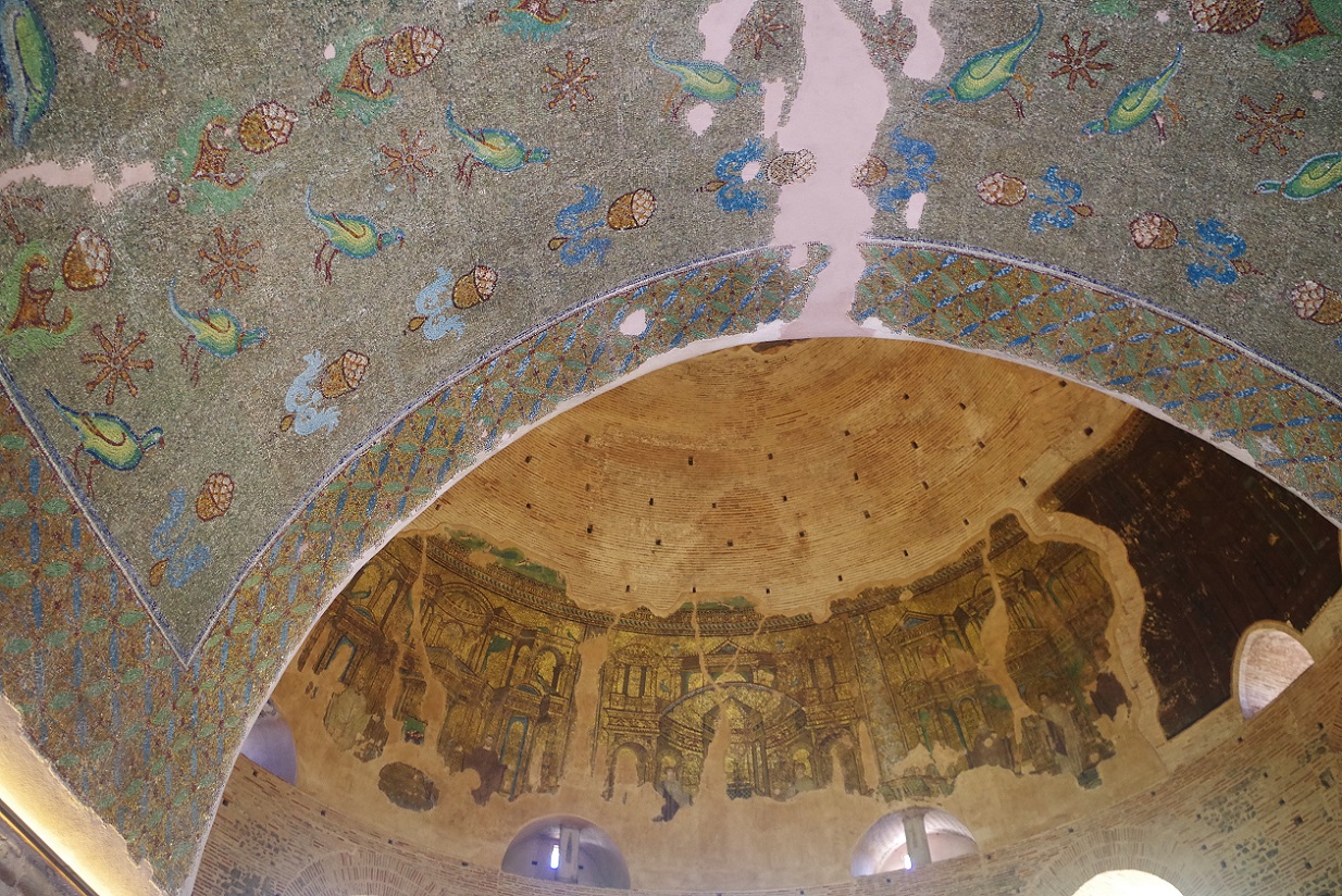 mosaicos de la rotonda o mausoleo romano de Galerio, Tesalonica, Grecia