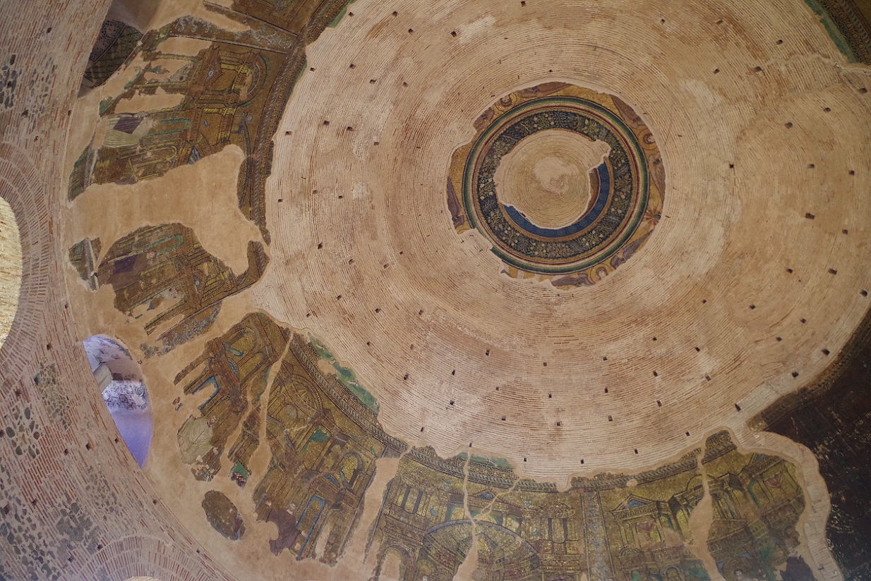 mosaicos de la rotonda o mausoleo romano de Galerio, Tesalonica, Grecia