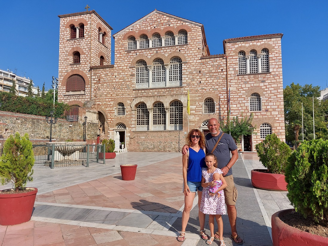iglesia bizantina de San Demetrio, Tesalonica, Grecia