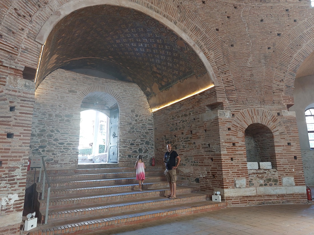 rotonda o mausoleo romano de Galerio, Tesalonica, Grecia
