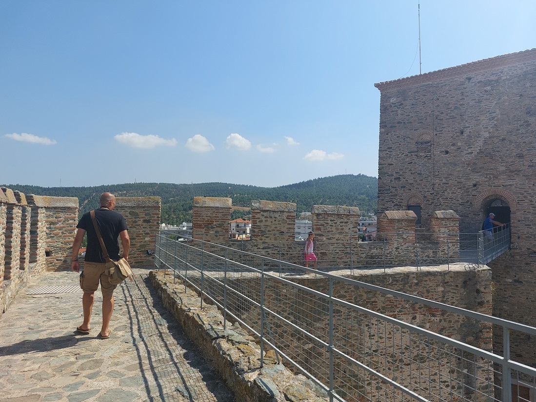 fortaleza bizantina, Heptapyrgion, Tesalonica, Grecia