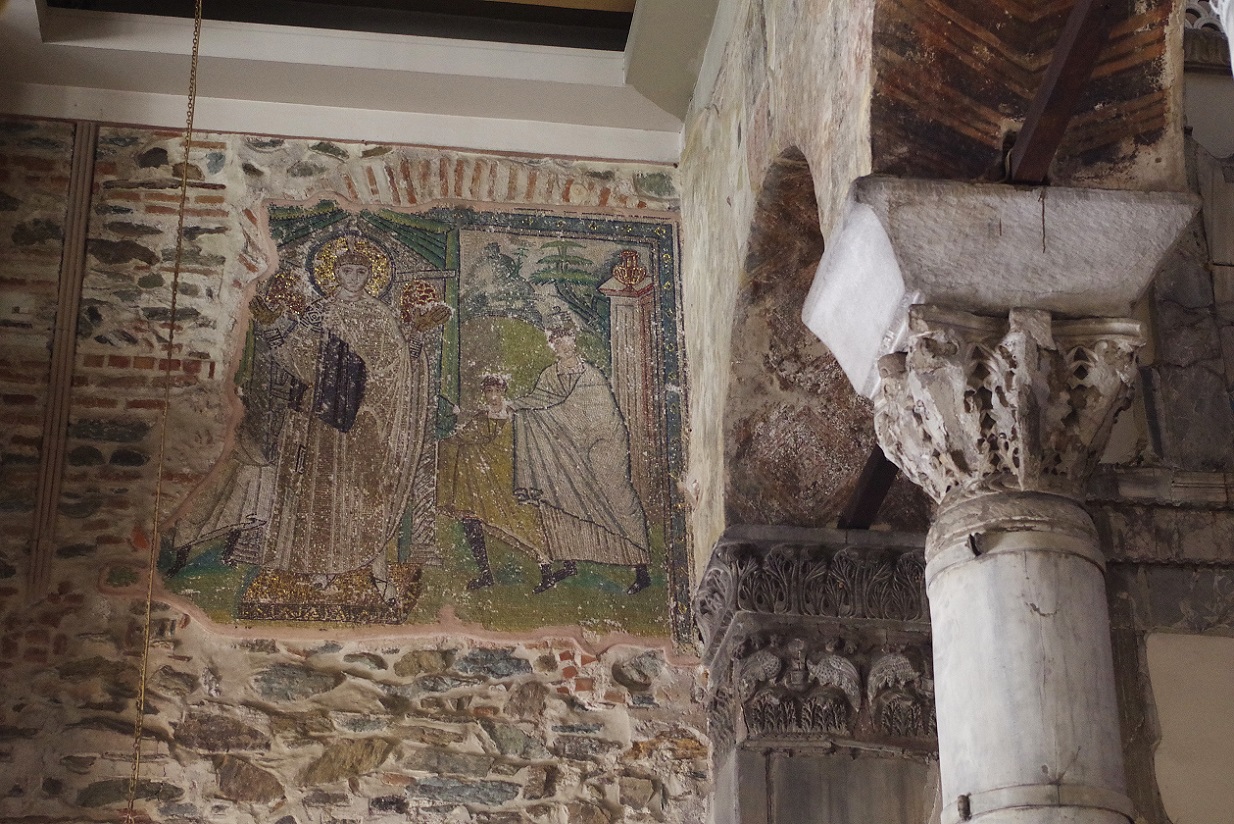 iglesia bizantina de San Demetrio, Tesalonica, Grecia